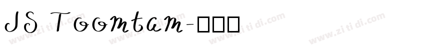 JS Toomtam字体转换
